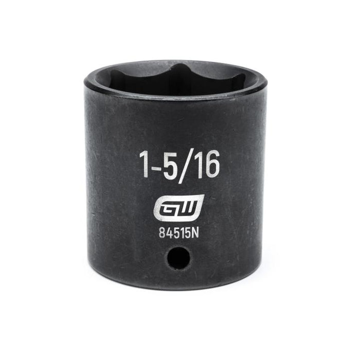 GEARWRENCH - 1/2" DRIVE 6 POINT STANDARD IMPACT SAE SOCKET 1-5/16" - 84515N