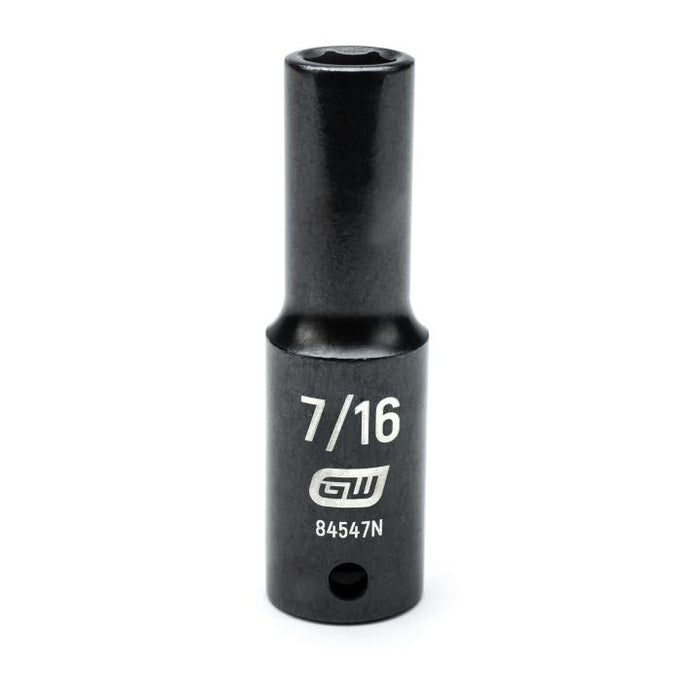 GEARWRENCH - 1/2" DRIVE 6 POINT DEEP IMPACT SAE SOCKET 7/16" - 84547N