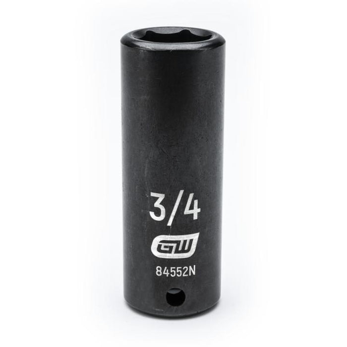 GEARWRENCH - 1/2" DRIVE 6 POINT DEEP IMPACT SAE SOCKET 3/4" - 84552N