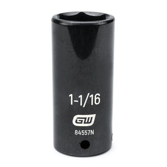 GEARWRENCH - 1/2" DRIVE 6 POINT DEEP IMPACT SAE SOCKET 1-1/16" - 84557N