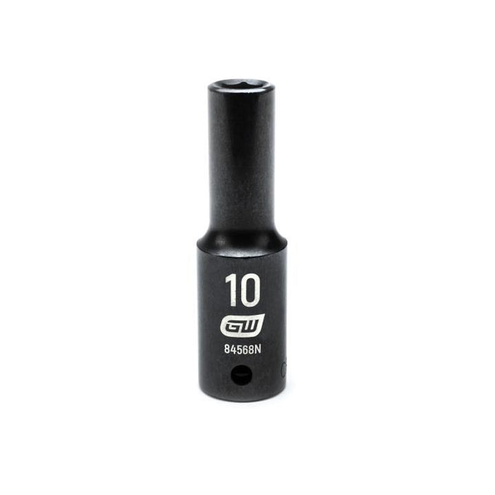 GEARWRENCH - 1/2" DRIVE 6 POINT DEEP IMPACT METRIC SOCKET 10MM - 84568N