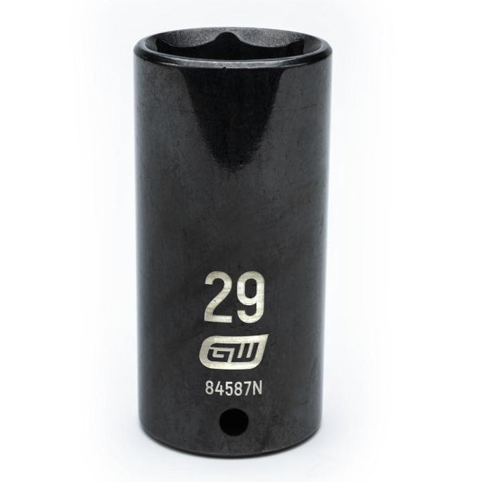 GEARWRENCH - 1/2" DRIVE 6 POINT DEEP IMPACT METRIC SOCKET 29MM - 84587N
