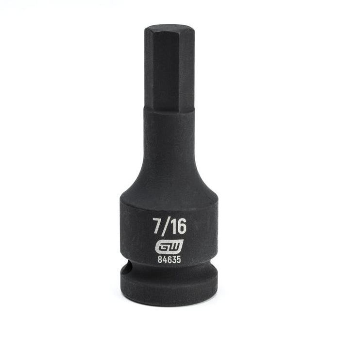 GEARWRENCH - 1/2" DRIVE HEX BIT IMPACT SAE SOCKET 7/16" - 84635