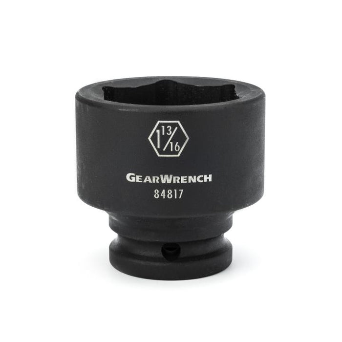 GEARWRENCH - 3/4" DRIVE 6 POINT STANDARD IMPACT SAE SOCKET 1-11/16" - 84815
