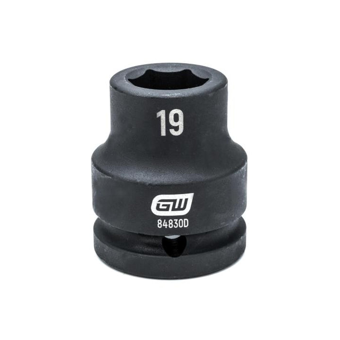 GEARWRENCH - 3/4" DRIVE 6 POINT STANDARD IMPACT METRIC SOCKET 22MM - 84833