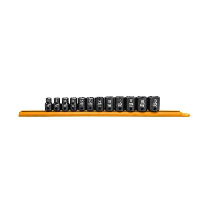 GEARWRENCH - 12 PIECE 3/8" DRIVE 6 POINT STANDARD IMPACT METRIC SOCKET SET - 84911N