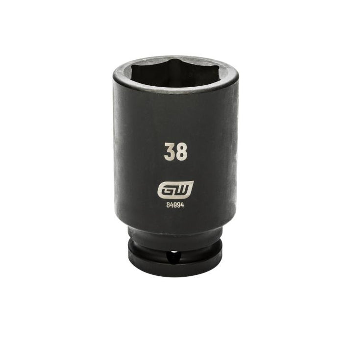 GEARWRENCH - 3/4" DRIVE 6 POINT DEEP IMPACT METRIC SOCKET 38MM - 84994