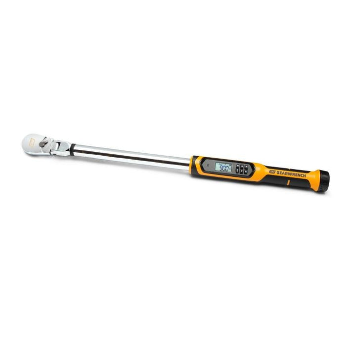 GEARWRENCH - 1/2" FLEX HEAD ELECTRONIC TORQUE WRENCH WITH ANGLE 25-250 FT/LB - 85079