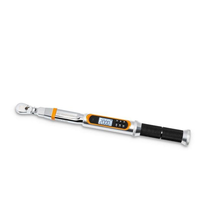 GEARWRENCH - 1/4" 120XP™ FLEX HEAD ELECTRONIC TORQUE WRENCH WITH ANGLE - 85194