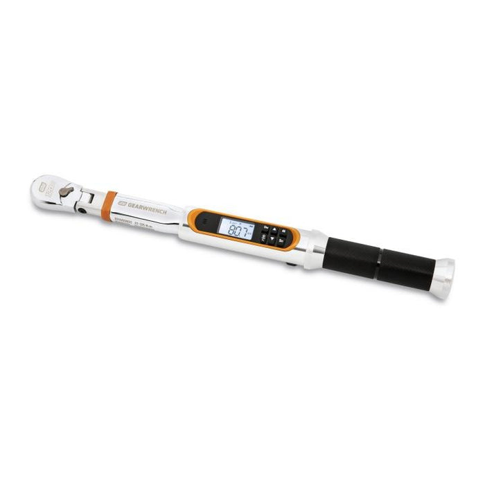 GEARWRENCH - 3/8" 120XP™ FLEX HEAD ELECTRONIC TORQUE WRENCH WITH ANGLE - 85195