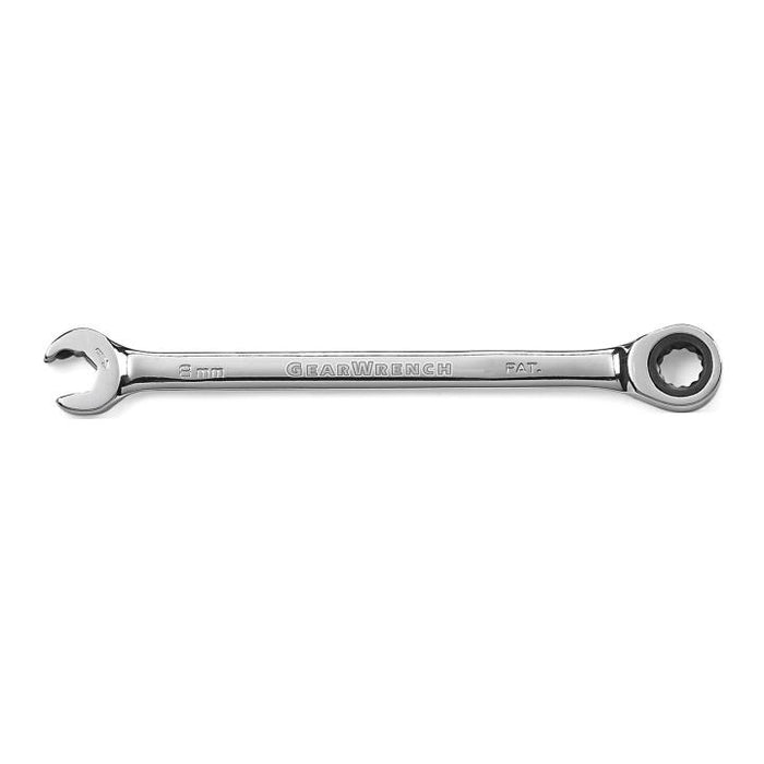 GEARWRENCH - 8MM 72-TOOTH 12 POINT OPEN END RATCHETING COMBINATION WRENCH - 85508