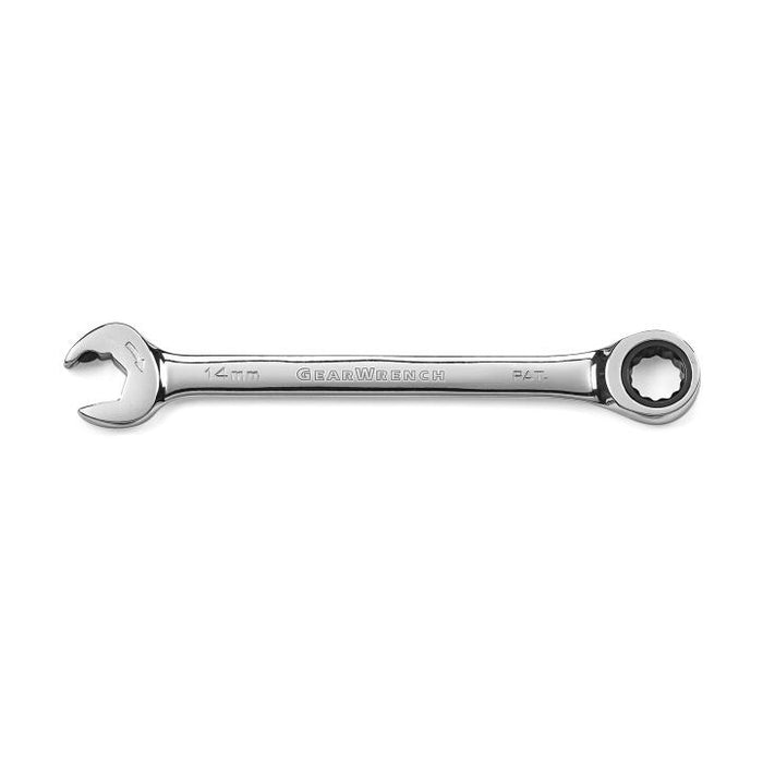 GEARWRENCH - 14MM 72-TOOTH 12 POINT OPEN END RATCHETING COMBINATION WRENCH - 85514D