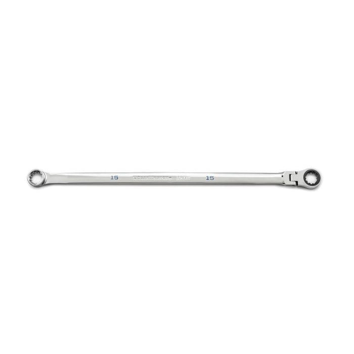 GEARWRENCH - 15MM 120XP™ UNIVERSAL SPLINE XL GEARBOX™ FLEX HEAD RATCHETING WRENCH - 86115