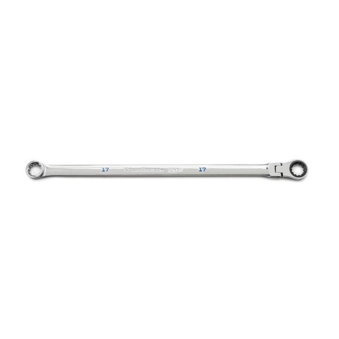GEARWRENCH - 17MM 120XP™ UNIVERSAL SPLINE XL GEARBOX™ FLEX HEAD RATCHETING WRENCH - 86117