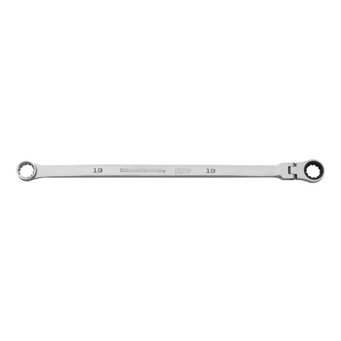 GEARWRENCH - 19MM 120XP™ UNIVERSAL SPLINE XL GEARBOX™ FLEX HEAD RATCHETING WRENCH - 86119