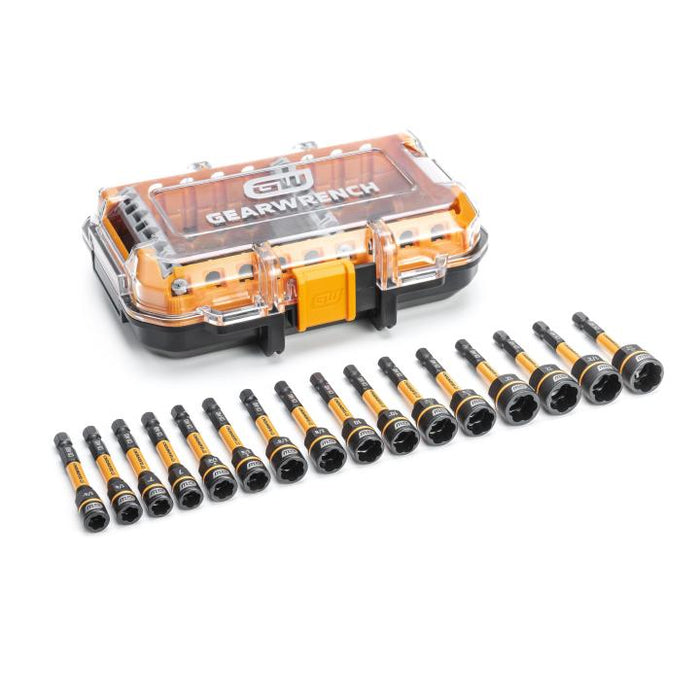 GEARWRENCH - 16 PIECE BOLT BITER™ NUT EXTRACTOR & DRIVER SET - 86171