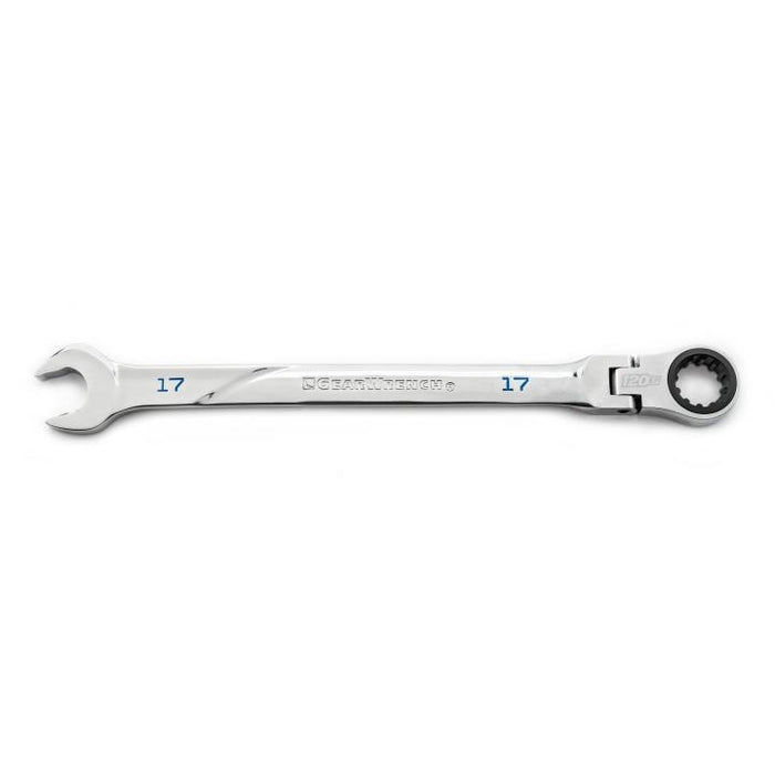 GEARWRENCH - 17MM 120XP™ UNIVERSAL SPLINE XL FLEX HEAD RATCHETING COMBINATION WRENCH - 86217