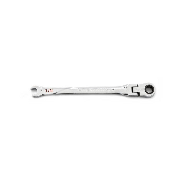 GEARWRENCH - 1/4" 120XP™ UNIVERSAL SPLINE XL FLEX HEAD RATCHETING COMBINATION WRENCH - 86232