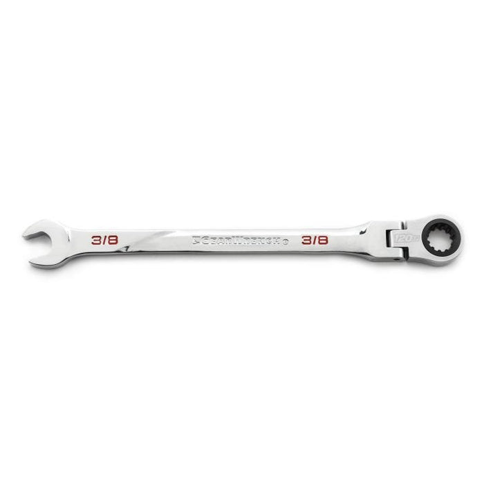 GEARWRENCH - 3/8" 120XP™ UNIVERSAL SPLINE XL FLEX HEAD RATCHETING COMBINATION WRENCH - 86236
