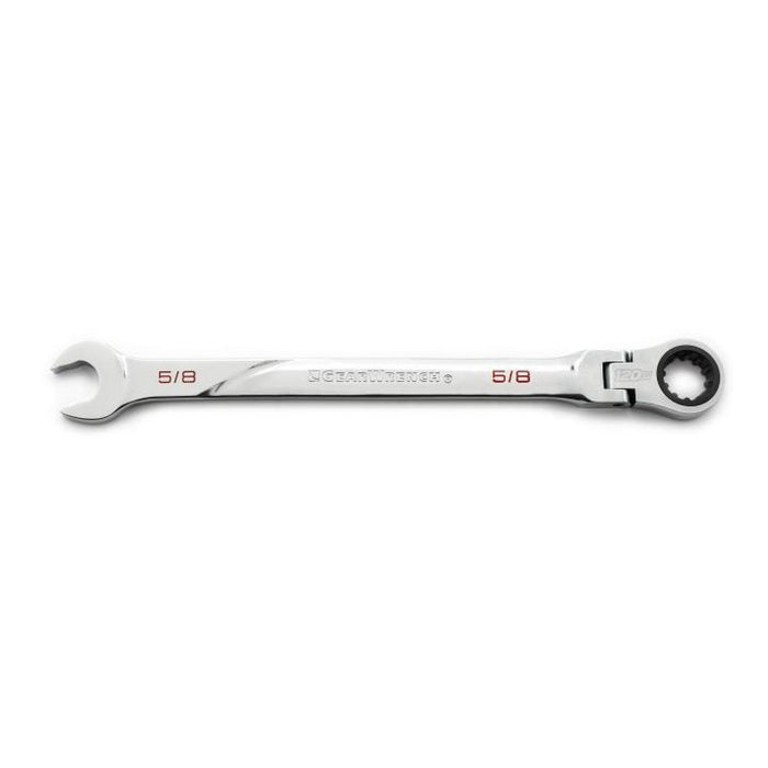 GEARWRENCH - 5/8" 120XP™ UNIVERSAL SPLINE XL FLEX HEAD RATCHETING COMBINATION WRENCH - 86240