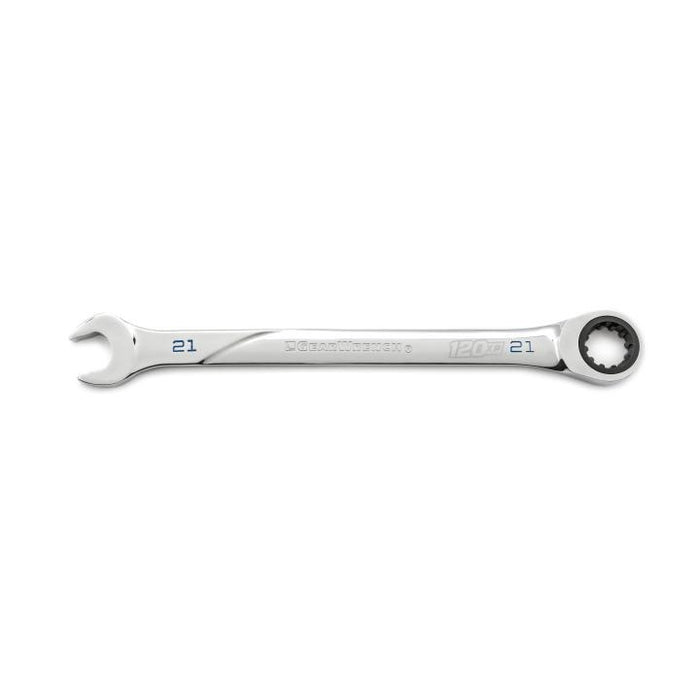 GEARWRENCH - 21MM 120XP™ UNIVERSAL SPLINE XL RATCHETING COMBINATION WRENCH - 86421