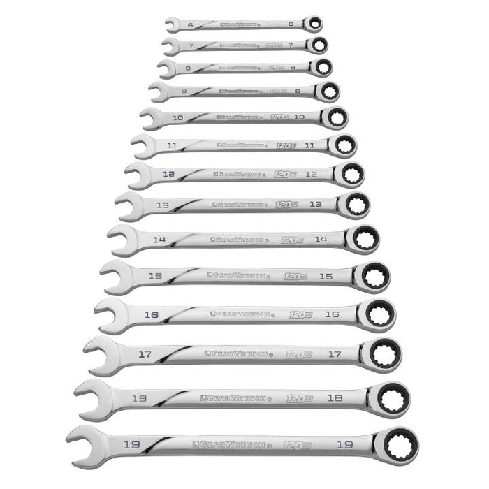 GEARWRENCH - 14 PIECE 120XP™ UNIVERSAL SPLINE XL RATCHETING COMBINATION METRIC WRENCH SET - 86426