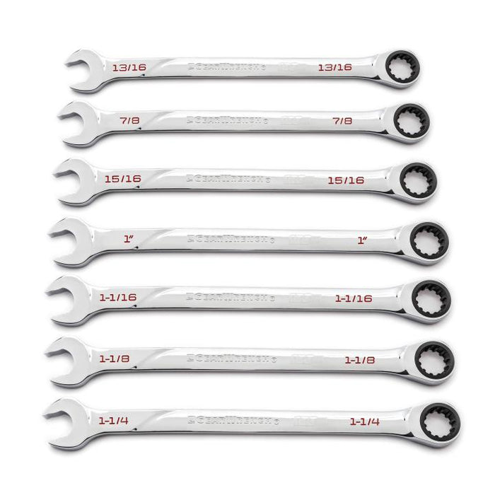 GEARWRENCH - 7 PIECE 120XP™ UNIVERSAL SPLINE XL RATCHETING COMBINATION SAE WRENCH SET - 86452