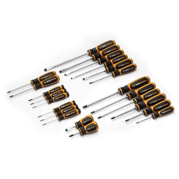 GEARWRENCH - 22 PIECE PHILLIPS®/SLOTTED/TORX® DUAL MATERIAL SCREWDRIVER SET - 86537