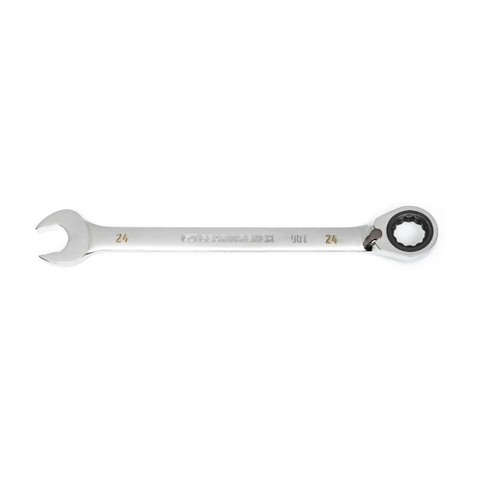 GEARWRENCH - 24MM 90-TOOTH 12 POINT REVERSIBLE RATCHETING WRENCH - 86624