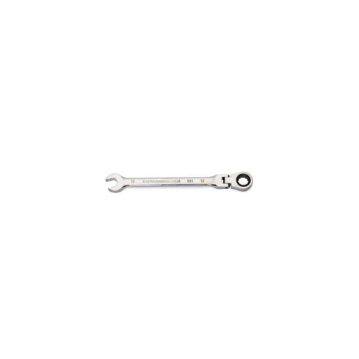 GEARWRENCH - 12MM 90-TOOTH 12 POINT FLEX HEAD RATCHETING COMBINATION WRENCH - 86712