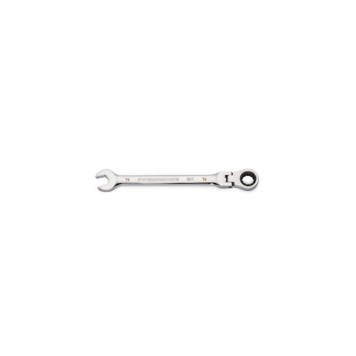 GEARWRENCH - 14MM 90-TOOTH 12 POINT FLEX HEAD RATCHETING COMBINATION WRENCH - 86714