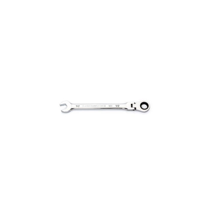 GEARWRENCH - 1/2" 90-TOOTH 12 POINT FLEX HEAD RATCHETING COMBINATION WRENCH - 86745