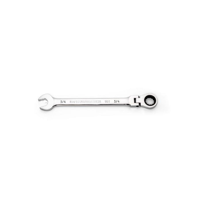 GEARWRENCH - 3/4" 90-TOOTH 12 POINT FLEX HEAD RATCHETING COMBINATION WRENCH - 86749