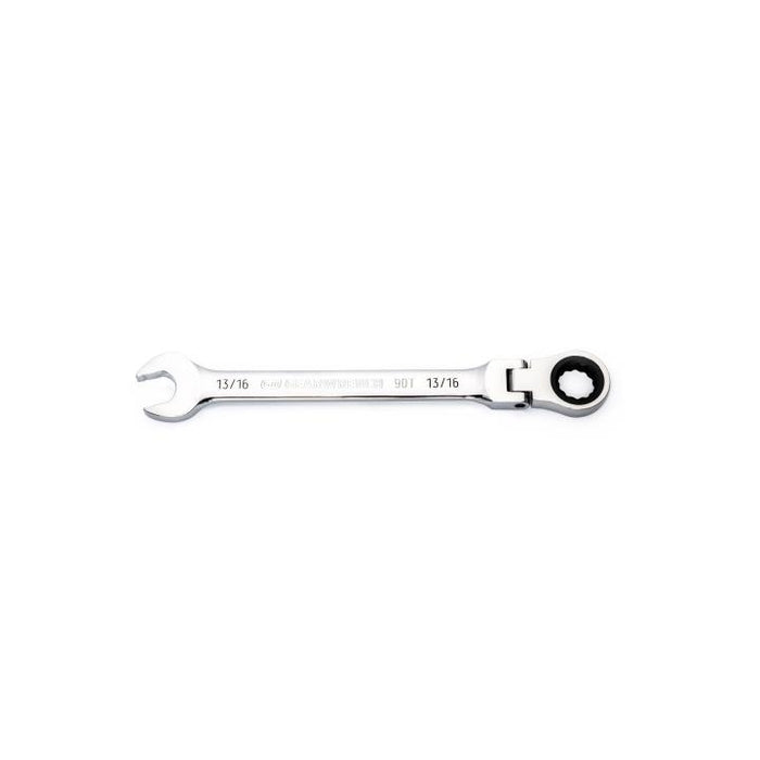 GEARWRENCH - 13/16" 90-TOOTH 12 POINT FLEX HEAD RATCHETING COMBINATION WRENCH - 86750