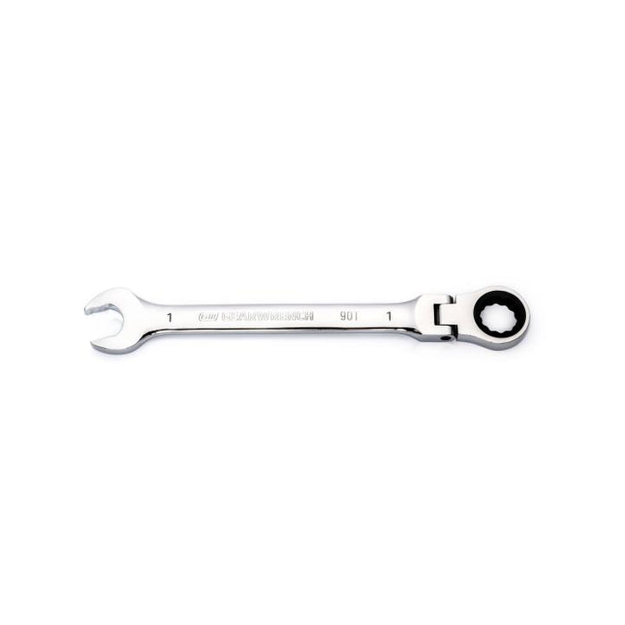 GEARWRENCH - 1" 90-TOOTH 12 POINT FLEX HEAD RATCHETING COMBINATION WRENCH - 86753