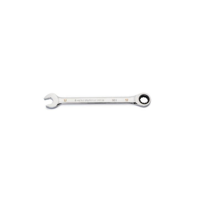 GEARWRENCH - 17MM 90-TOOTH 12 POINT RATCHETING COMBINATION WRENCH - 86917