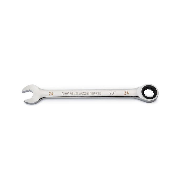 GEARWRENCH - 24MM 90-TOOTH 12 POINT RATCHETING COMBINATION WRENCH - 86924