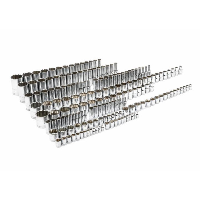 GEARWRENCH - 176 PIECE 1/4", 3/8" & 1/2" DRIVE 12 POINT STANDARD AND DEEP SAE/METRIC MASTER SOCKET SET - 89074