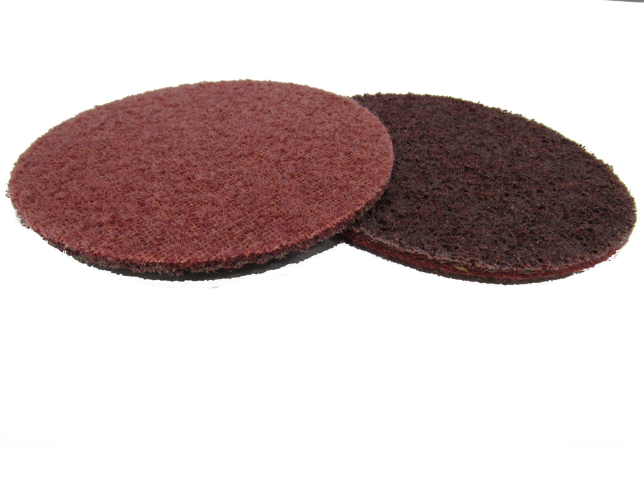 FLEXOVIT -  7" X NH HOOK&LOOP MEDIUM MAROON - GENERAL PURPOSE ALUMINUM OXIDE SURFACE CONDITIONING DISC - H0064F