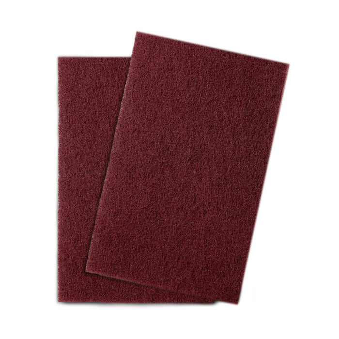 FLEXOVIT - 6X9 VERY FINE; HEAVY DUTY MAROON NON-WOVEN HAND PAD - H0402K