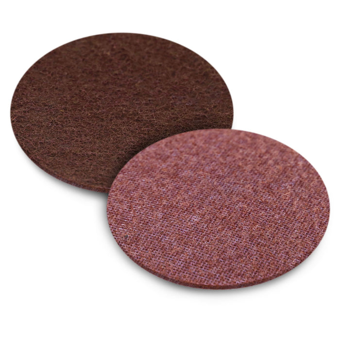 FLEXOVIT -  3" X NH HOOK&LOOP MEDIUM MAROON ALUMINUM OXIDE SURFACE CONDITIONING DISC - H0412E