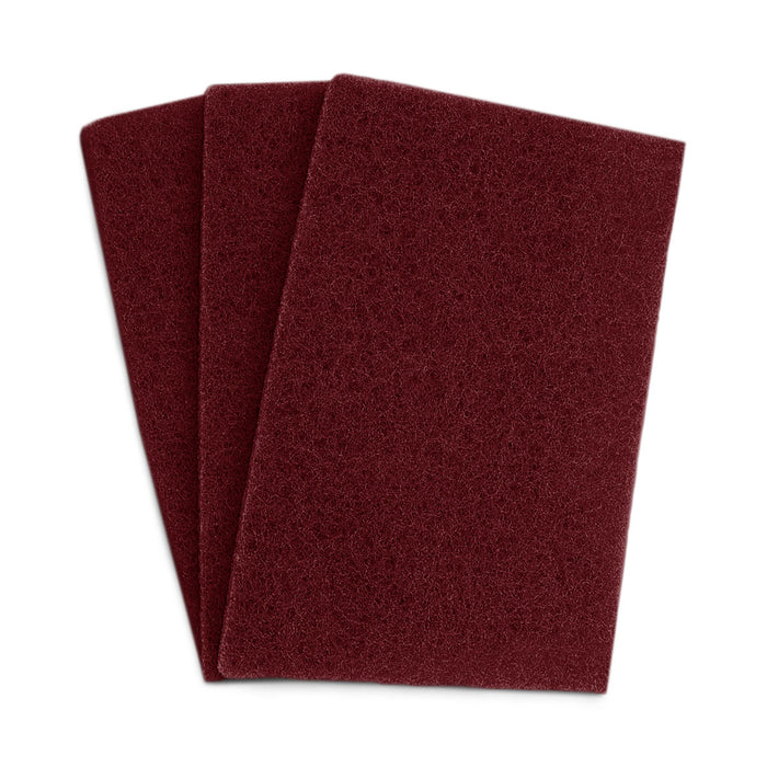 FLEXOVIT - 6X9 VERY FINE; GENERAL PURPOSE MAROON NON-WOVEN HAND PAD - H0422K