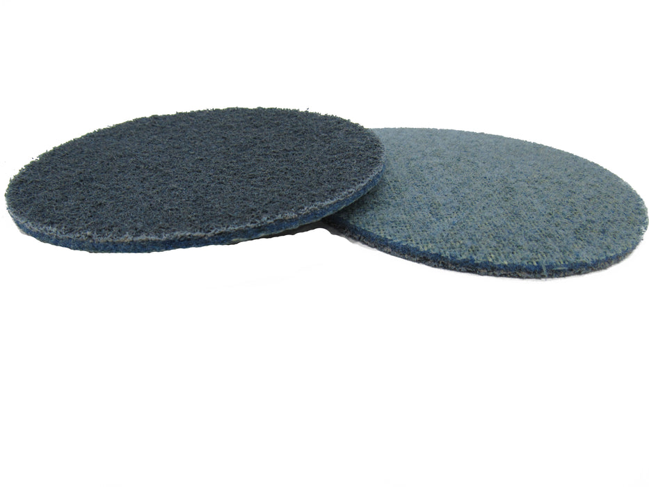 FLEXOVIT -  4" X NH HOOK&LOOP  FINE BLUE ALUMINUM OXIDE SURFACE CONDITIONING DISC - H0427J