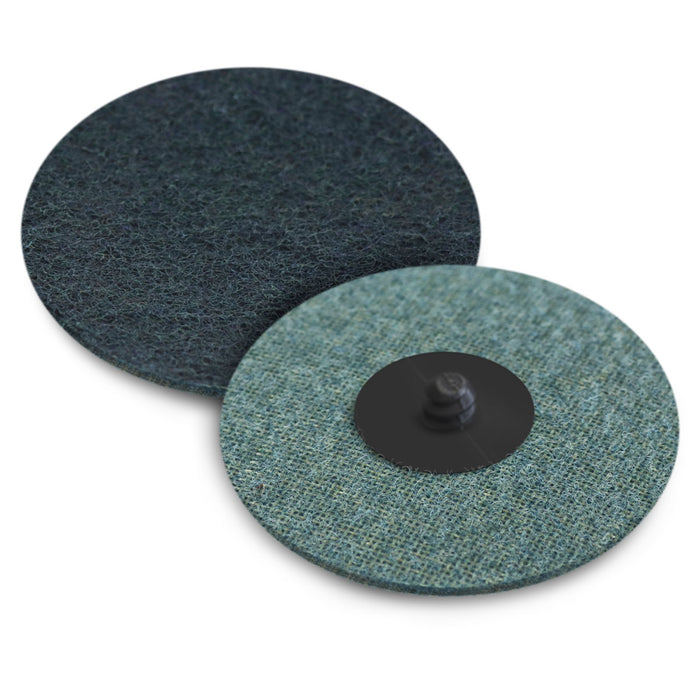 FLEXOVIT -  3" X NH ROLON FINE BLUE ALUMINUM OXIDE SURFACE CONDITIONING DISC - H0553A