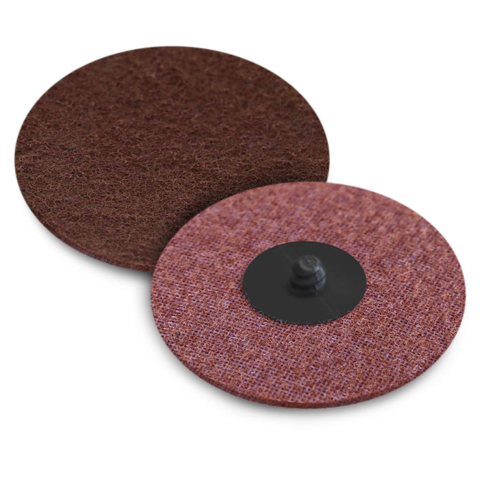 FLEXOVIT -  3" X NH ROLON MEDIUM MAROON ALUMINUM OXIDE SURFACE CONDITIONING DISC - H0553B