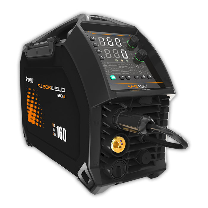 RAZORWELD - 160 AMP MIG/ARC/TIG DIGITAL INVERTER C/W TIG TORCH - JRW160DIT
