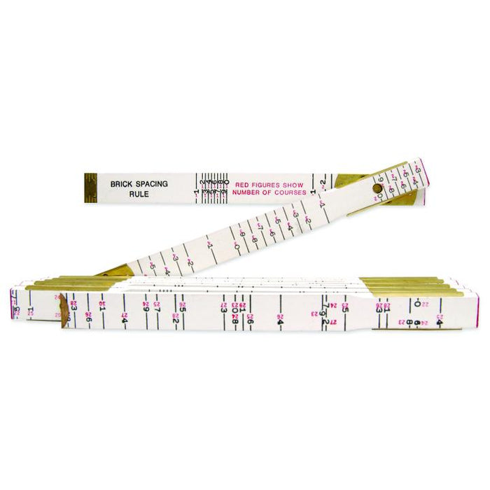 LUFKIN FOLDING RULE,6',OVERSIZE BRICK,MASONRY - T656N