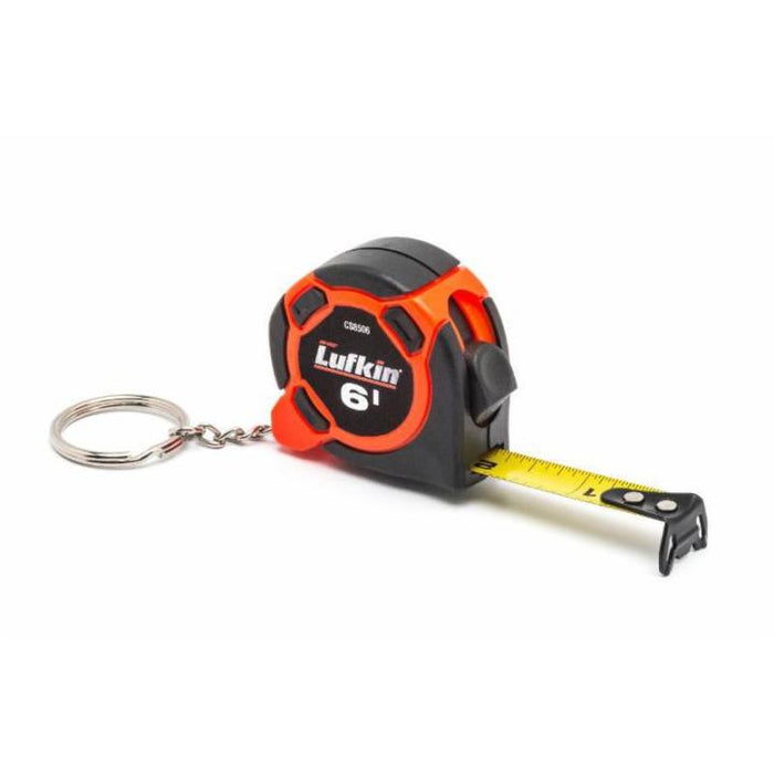 LUFKIN TAPE,1/2" X 6',HI-VIZ ORANGE - CS8506