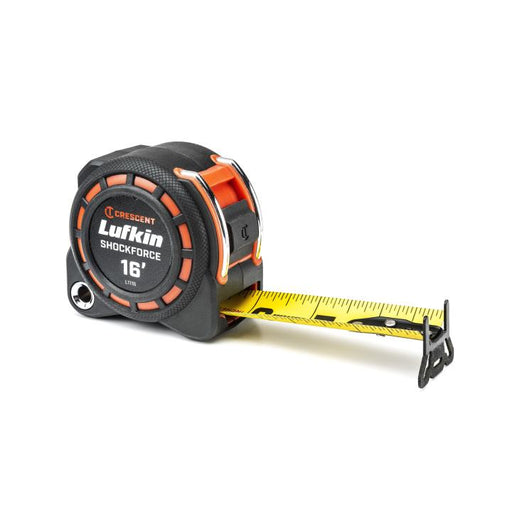 LUFKIN GEN 1 SHOCKFORCE TAPE MEASURE, 16' - L1116-02