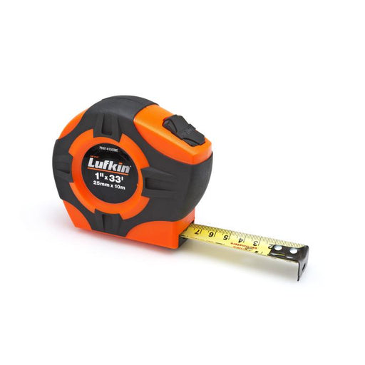 LUFKIN TAPE,1"X33'(25MMX10M),HI-VIZ ORANGE - PHV1410CMEN
